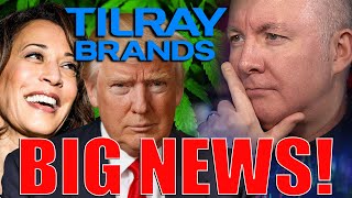 Donald Trump amp Kamala Harris RACE to Reschedule TLRY Stock  Tilray Brands  Martyn Lucas Investor [upl. by Salli850]