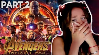 I Dont Know If I Can Get Through This Avengers Infinity War Part 2 REACTION First Time Watching [upl. by Lodge616]