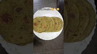 Palak paratha😚💚palak palakparatharecipe healthtips healthyfood [upl. by Greene]