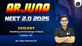 Breathing And Exchange Of Gases Lecturer 03  By Vipin Sharma Sir  Zoology [upl. by Tarsuss26]