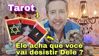 Ele acha que você desistiu dele  O Que ele pretende fazer  Ele vai me procurar tarot buba tarot [upl. by Vaclava506]