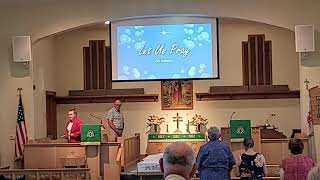 070724 church service at Otterbein UMC [upl. by Siuluj]