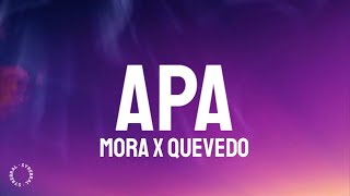 Mora x Quevedo  APA LetraLyrics [upl. by Arten]