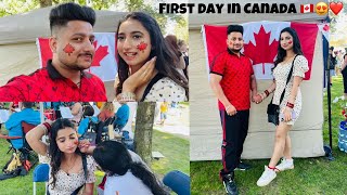 First Day in Canada 🇨🇦😍❤️  Full Enjoy 🤩  Keep Support 🙏🏻  Angel’s Shivam 🧿❤️ [upl. by Hteazile14]