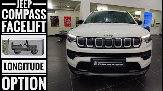 Jeep Compass Facelift 2021  Longitude O  Features  Whats New  🔥 [upl. by Patt]