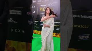 AnanyaPanday looks dazzling in a saree at IIFA Awards YouTubeShorts [upl. by Arak]