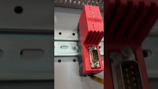 Hilscher NT 50 Gateway dismounting from din rail [upl. by Ettelimay]