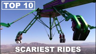 Top 10 Scariest Rides in the World 2022 [upl. by Yerbua]