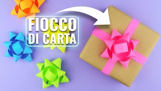 Come decorare un pacco regalo fai da te  DIY Lavoretti con la carta [upl. by Ethben682]