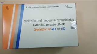 DIAMICRON XR MEX 60500 Tablet  gliclazide and metformin hydrochloride Tablets  DIAMICRON XR MEX [upl. by Llerehc]