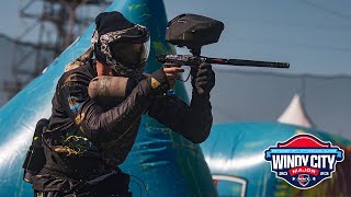 Pro Paintball Match  Damage vs LVL and Heat vs Bears Windy City Major  SUNDAY [upl. by Leunad539]