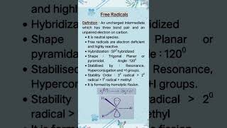 freeradical defination electron electrondeficient deficient example ytshorts stability [upl. by Anilorak]