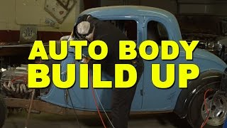 Auto Body Build Up Repair  1934 Ford  TIG Time [upl. by Dnarb]