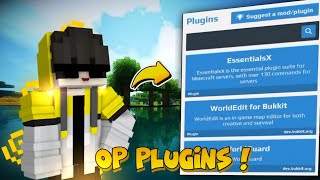 Top 10 Plugins For Minecraft Server aternos in Just 2 Min [upl. by Aleda]