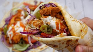 Chicken Shawarma Recipe By Recipes Of The World [upl. by Ariaek]