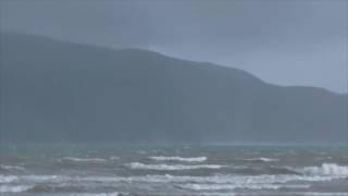 Paraparaumu Beach Thunderstorm 16516 [upl. by Hpeseoj]