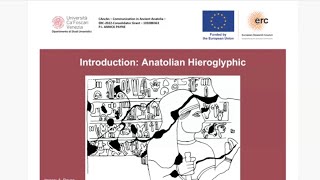 Annick Payne — Classifiers in the Anatolian Hieroglyphic Script [upl. by Castora]