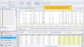 Chromeleon Get Current Retention Times [upl. by Vtehsta]