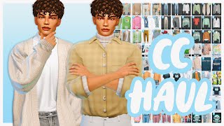 MALE CC HAUL  The Sims 4 Male Maxis Match Clothes CC MODS FOLDER ⬇️FREE DOWNLOAD 2023 [upl. by Tserof]