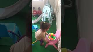 Gross motor skills activity by pre nursery kidsSaturday fun video [upl. by Devad]