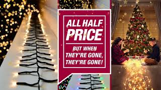 From 0711  New this week  ALL CHRISTMAS TREE LIGHTS are now ALL HALF PRICE [upl. by Mariandi]