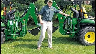 Comparing the John Deere 1025R and 2025R Compact Utility Tractors [upl. by Ecnadnak]