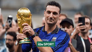 Lionel Scalonis Live Reaction to Argentinas World Cup Final Penalty Shootout Victory  ITV Sport [upl. by Yoshi]