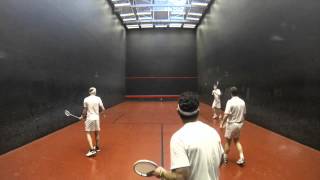 British Open Rackets Doubles 2015  Door Cam [upl. by Hedwiga]