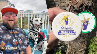 Orlando Informer Meetup  Universal Studios  Unlimited Free Food  Loews Sapphire Falls Resort [upl. by Farhsa]