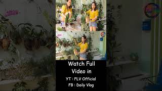 Beautiful Girl Repotting Orchids  Homemade Garden  FLV Official  Video Shorts [upl. by Ardnasal]