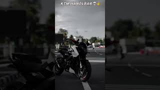 ⚡kTM handlebar modification 🚀on ns200👿 automobile bajajns rider [upl. by Derwood87]