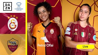 Galatasaray  AS Roma  UEFA Women’s Champions League 202425 Maç Günü 2 Maçın Tamamı [upl. by Aniuqahs]