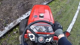 Tidying and Digging with the Massey Ferguson 1220 Tractor [upl. by Ella]