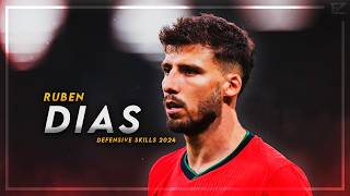 Rúben Dias 2024 ● BEAST  Crazy Tackles amp Defensive Skills ᴴᴰ [upl. by Ruon]