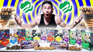 THE ULTIMATE GIRL SCOUT COOKIE CHALLENGE 14000 CALORIES [upl. by Jordain]