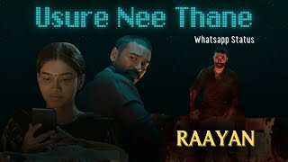 Usure Nee Thane  Whatsapp Status  Piano Version  Raayan  A R Rahman  Dhanush  MS Dharani [upl. by Rodmun996]