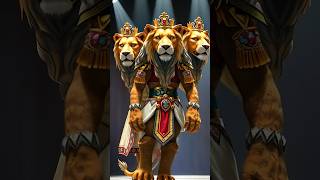 A queen Fuses with a Lion on AGT [upl. by Dalton]