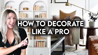 10 HOME DECOR STYLING TIPS  DESIGN HACKS YOU SHOULD KNOW [upl. by Retrak]