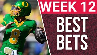 71 Last Week College Football Week 12 Best Bets Picks and Predictions [upl. by Idelia973]