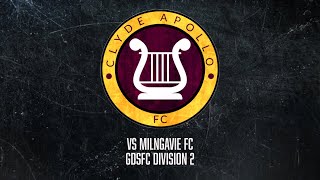 HIGHLIGHTS  Clyde Apollo vs Milngavie FC  Sunday 24th March 2024 [upl. by Dimitri]