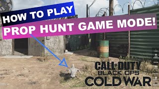 How to play Prop Hunt COD Black Ops Cold War Season One [upl. by Airdnoed876]