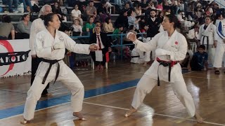 Julieta Villarino vs Ayelen Balista  FINAL kumite femenino mayores  Nacional Rio Negro 2024 [upl. by Loma]