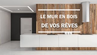 Créez un Mur en Bois Cocooning  Habillage mur intérieur  Idées Déco Parement Bois [upl. by Aniuqal509]