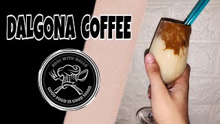 How to make Dalgona Coffee  Without Mixer [upl. by Aver]