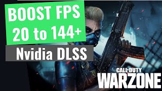 Call of Duty Warzone Season 3  How to BOOST FPS and Increase Performance  Nvidia DLSS [upl. by Ilarin]