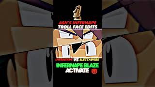 Ash infernape vs Paul electivire pokemon troolface viral agressive [upl. by Tybi]