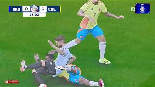 PES 2021 🔴EN VIVO Uruguay vs Colombia  SEMIFINAL EURO 2024  Partido en vivo hoy [upl. by Bunny]