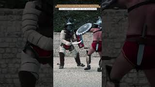 How do Gladiators Perform in Historical Reenactment shorts [upl. by Ahsille]