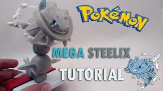 How to Make Mega Steelix Tutorial Pokemon en Porcelana fría  Cold Porcelain  Polymer clay [upl. by Airolg]