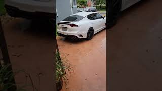 2022 KIA stinger GT Line muffler delete [upl. by Khudari839]